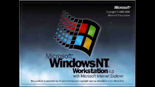 Windows 95 & Windows NT Workstation Startup sounds смотреть онлайн
