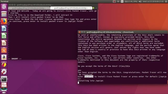 Installing Cisco Packet tracer on Ubuntu 16.04 смотреть онлайн