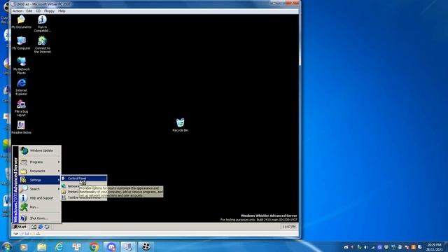 Windows Whistler Advanced Server beta 2 build 2410 смотреть онлайн