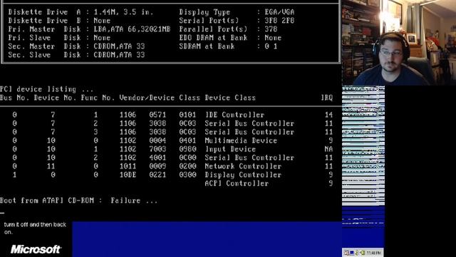 Windows 98Se Install on Tallboy смотреть онлайн