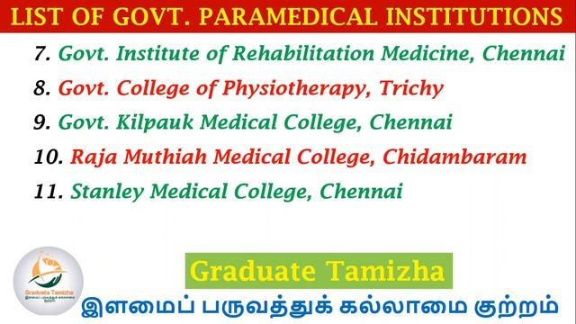 PARAMEDICAL COUNSELLING-2021 |LIST OF GOVERNMENT PARAMEDICAL COLLEGES IN TAMILNADU|SEAT AVAILABILIT смотреть онлайн