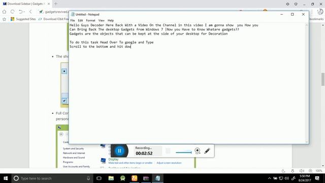 How to Install Desktop Gadgets On Windows 10 PC(MUST SEE) смотреть онлайн