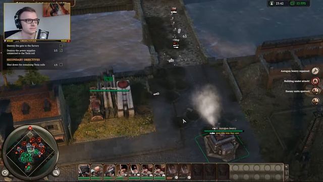 TESLA'S CITY | Rusviet Campaign Mission | Iron Harvest Gameplay смотреть онлайн