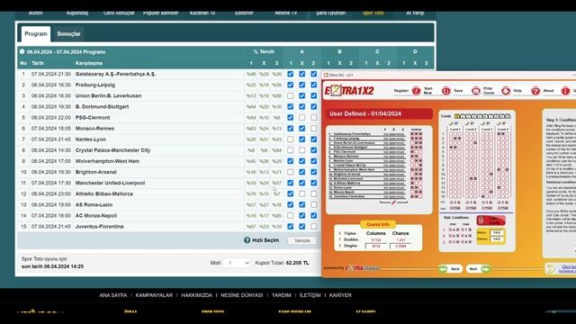 36. Hafta Spor Toto Tahminleri / Formülde Daraltma Yaparak 62 Bin Liralık Kupon 1000 Lira Oldu . смотреть онлайн