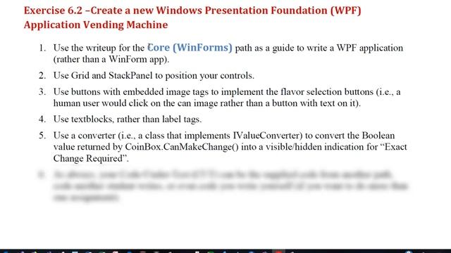 Assignment 06 WPF Intro смотреть онлайн
