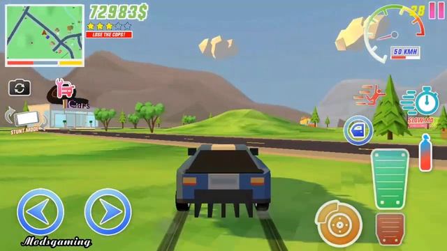 Dude Theft Wars - Fire Golem & Tank & Police cars | (Android, ios) Gameplay HD смотреть онлайн