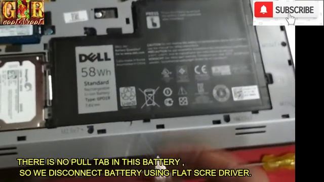 How to remove keyboard from Dell Inspiron 15- 5547 Laptop. смотреть онлайн