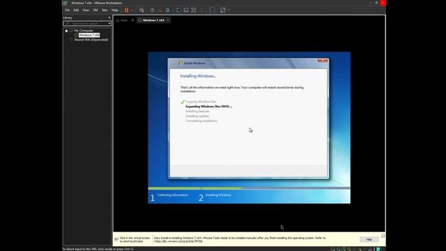 Computer System Servicing: Installing Windows 7 Pro in VMWare Pro 16 смотреть онлайн