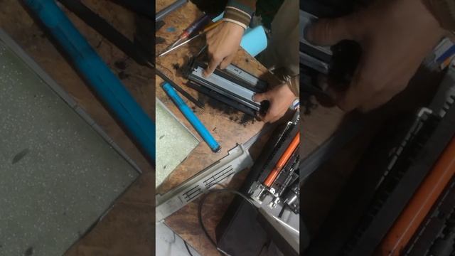 Hp Laserjet any Printer black vertical lining problem || bad print solution смотреть онлайн