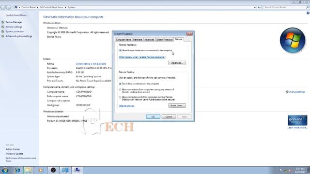 How to Turn on Remote Desktop in Windows 7 смотреть онлайн