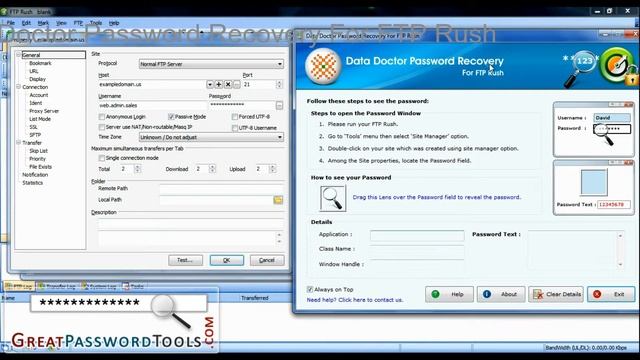 How to Recover Forgotten Password of FTP Rush смотреть онлайн