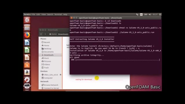 [OpenFoam Basic] how to install salome 9.3 (#13) смотреть онлайн