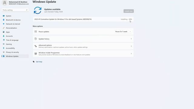 Windows 11 Cumulative Update Installing смотреть онлайн