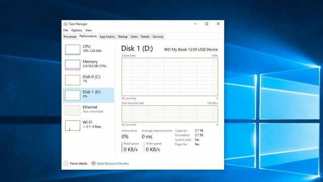 Windows 10 Task Manager смотреть онлайн
