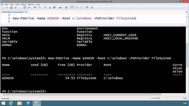 14 Powershell Working with PSDrives смотреть онлайн
