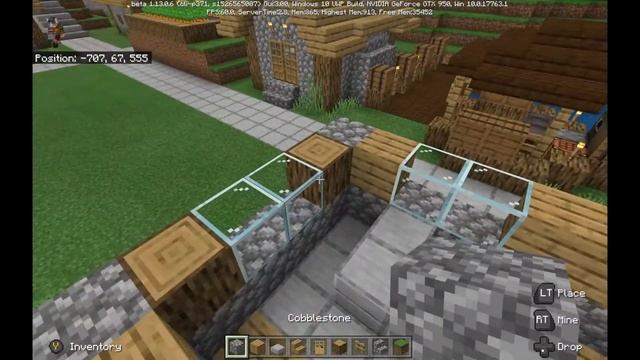 Minecraft-Windows Edition-Beta-Town Building смотреть онлайн