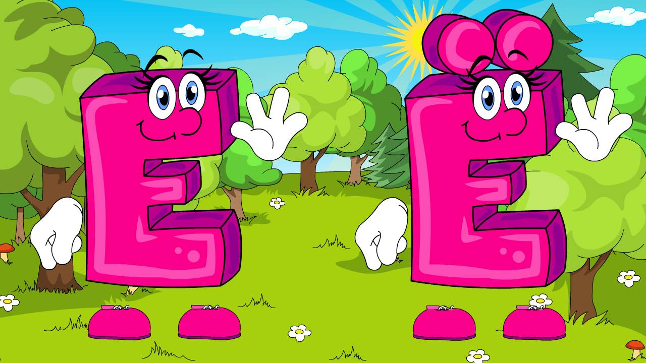 Алфавит. Буква Е. Буква Ё. Азбука для детей. Учим букву Е. Развивающий мультик для детей. смотреть онлайн