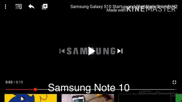 Samsung Note 1 - Note 100 Startup Sounds смотреть онлайн