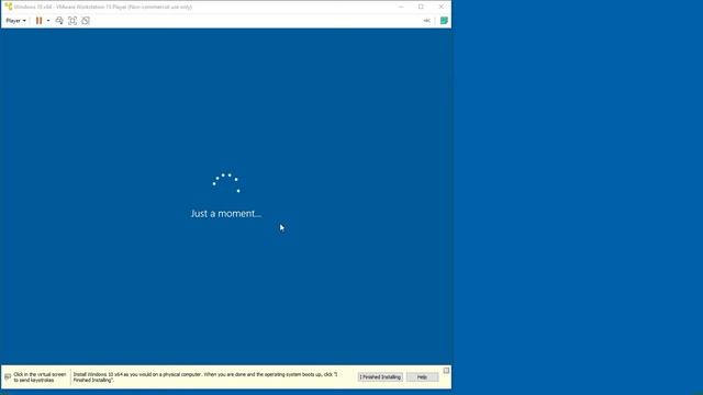 How to install Windows 10 in VMware Workstation Player from a DVD смотреть онлайн