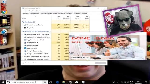 DESTRUINDO O REGISTRO DO WINDOWS COM O 'regfuck exe' RATÃO VIRAL 💀 смотреть онлайн