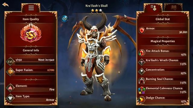 Dungeon Hunter 5 | Crafting KRA'ILASH'S SKULL Tier 3 MAX LEVEL ( Impressive Fire Armour ) смотреть онлайн