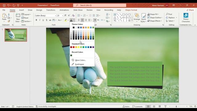 Pop Out Photo Caption Animation in PowerPoint 2021| Vision Knowledge смотреть онлайн