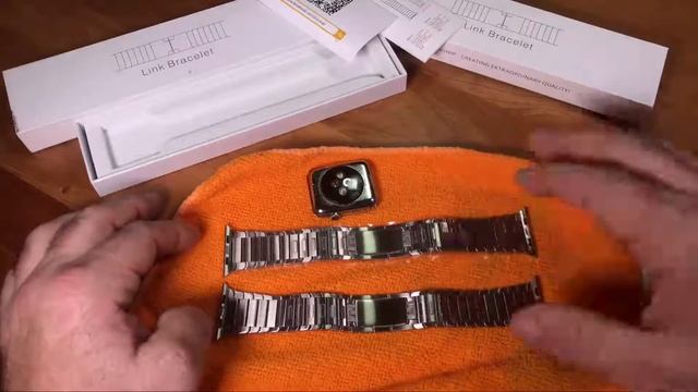 NEW OULUOQI APPLE WATCH LINK BRACELET STAINLESS STEEL смотреть онлайн