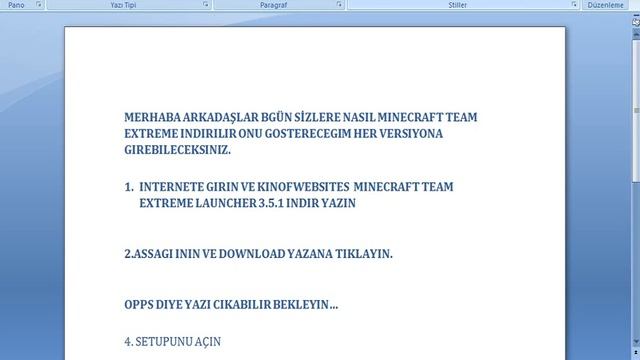 Minecraft Team Extreme Launcher nasıl yüklenir смотреть онлайн