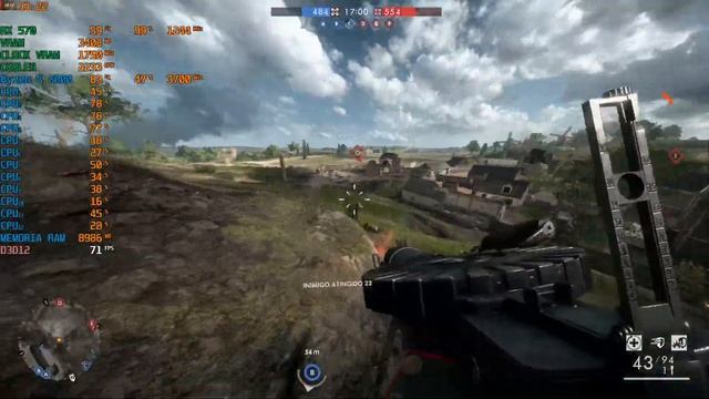 Battlefield 1 Multiplayer ( RX 570 8gb + Ryzen 5 2600 ULTRA 1080p DX 12 ) смотреть онлайн