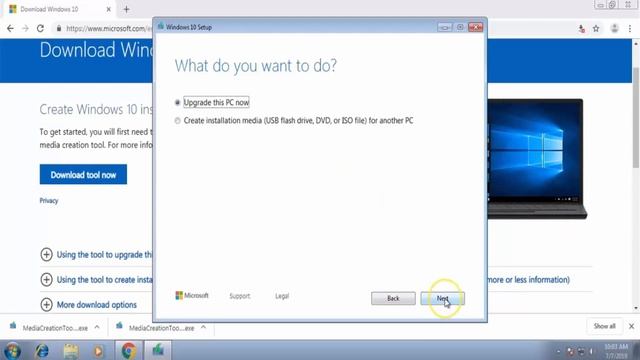 How To upgrade windows 7 to windows 10 for free - كيفية ترقية ويندوز 7 الي ويندوز 10 مجانا смотреть онлайн