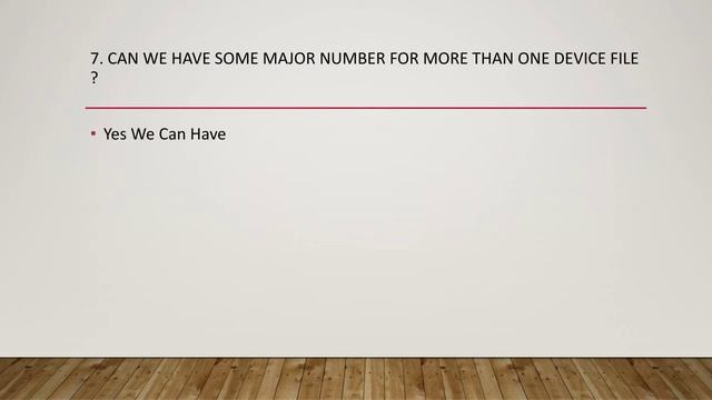 Can we have same major numbers for more than one device file? смотреть онлайн