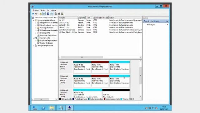 Software RAID 5 Windows Server 2012 configuração смотреть онлайн