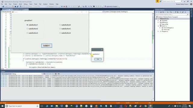 CSharp - WindowsForms - Get Checked RadioButton In GroupBox