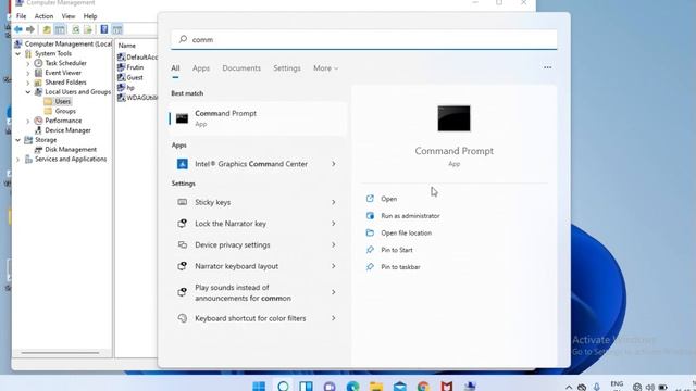 How to Create New User using cmd (Windows 11) смотреть онлайн