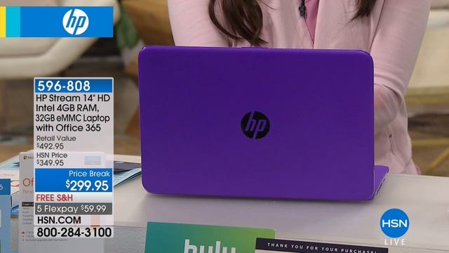 HP Stream 14" HD Intel 4GB RAM, 32GB eMMC Windows 10 Lap... смотреть онлайн