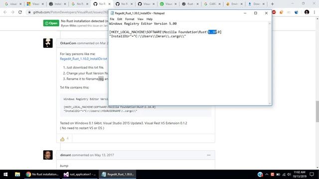 RUST Hello World Using Visual Studio 2015 English смотреть онлайн