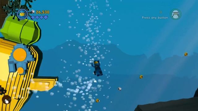The LEGO Movie Videogame Walkthrough PART 10 - SWIM FASTER!! (PS4 XBOX ONE WiiU PC Gameplay 1080p) смотреть онлайн