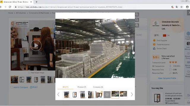 Aluminium alloy frame extrusion profile windows for balcony by https://www.eswda.com/ смотреть онлайн