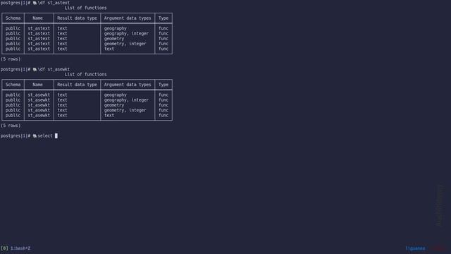 PostGIS Function of the Week | Episode #20 | st_astext/st_asewkt смотреть онлайн
