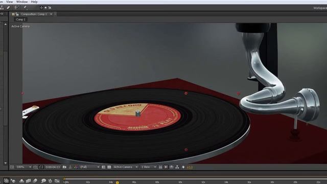 Old Gramophone Model for Element 3D смотреть онлайн