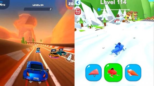 Race Master 3D | Shape-shifting - NEW UPDATE - All Level Gameplay Android,iOS