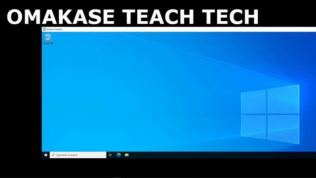 Windows Sandbox смотреть онлайн