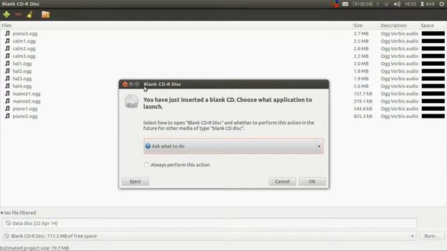 How To | Create a Data Disc With Brasero (Ubuntu) смотреть онлайн