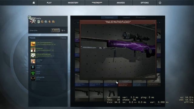 CS Go AWP Lightning Strike and Pit Viper смотреть онлайн