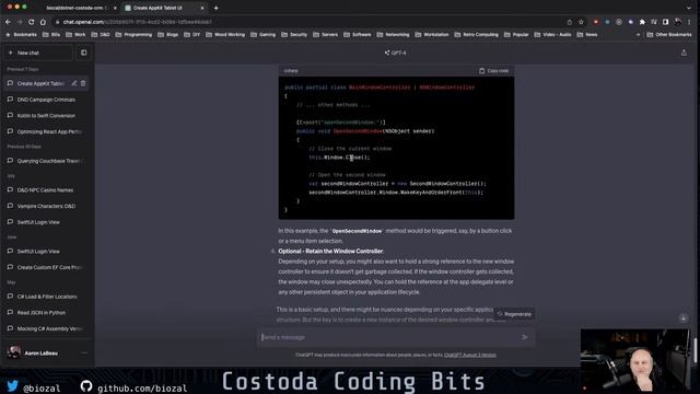 Session 3 - Lunch Stream with .NET - Uncommon things you can build - MacOS App using AppKit. смотреть онлайн