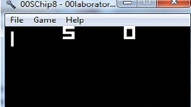 Pong - CHIP 8 RCA - emulador 00SChip8 - probado Windows 7 x64 смотреть онлайн