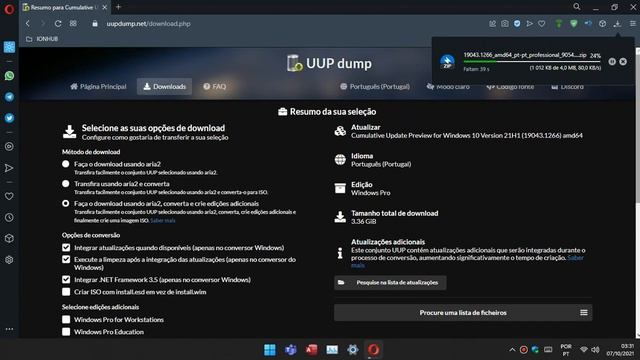 UUP DUMP смотреть онлайн