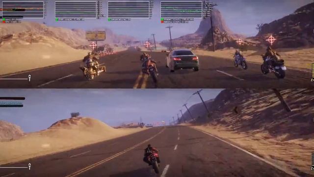 Local Coop of Road Redemption on Linux смотреть онлайн