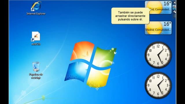 Curso de Windows 7. Gadgets. смотреть онлайн