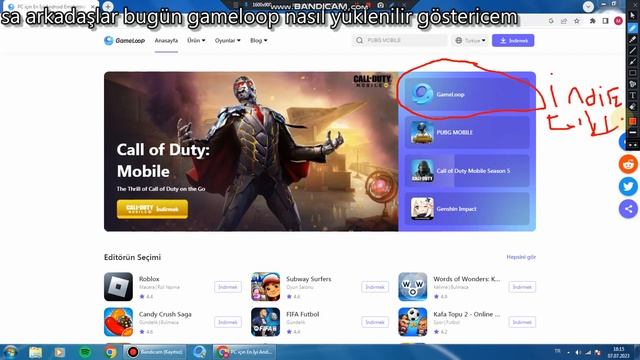 Gameloop nasıl yüklenir(WİNDOWS 7) смотреть онлайн